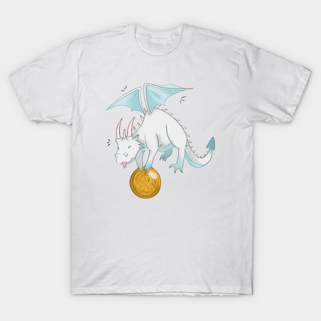 Slip the Dragon T-Shirt by TheTallGrass